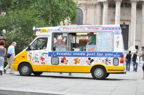 Icecream van Stock Photos