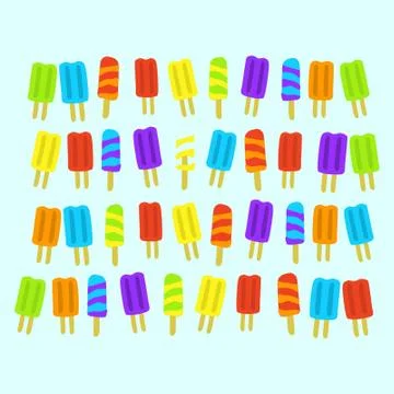 Icecreme pattern design Stock Illustration