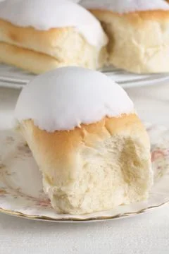 Iced buns Stock Photos