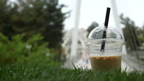 Iced coffe Stock Footage 238850813