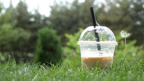 Iced coffe Stock Footage 238850822