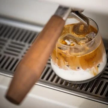Iced Coffee Barista Stock Photos