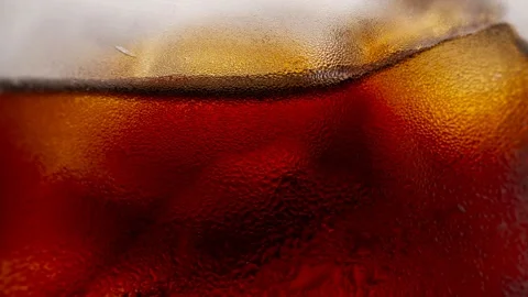 Iced Coffee With Bubbles, Close-Up Shot Stock Footage 338264910
