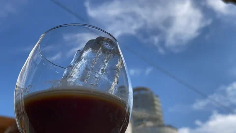 Iced coffee cup Stockbeeldmateriaal 204973716