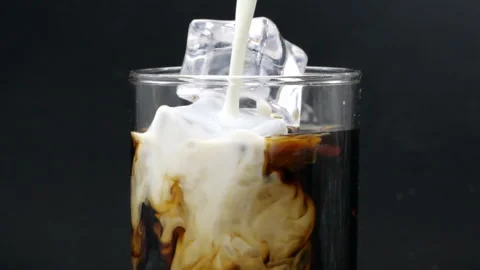 Iced coffee Stock Footage 157734082