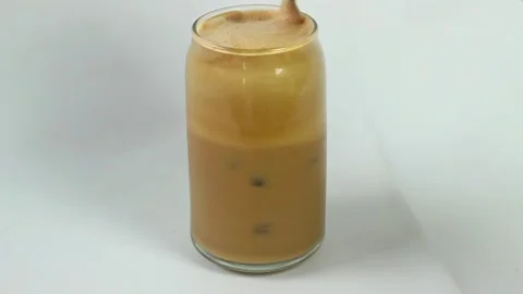 Iced Coffee Stock Footage 321295084
