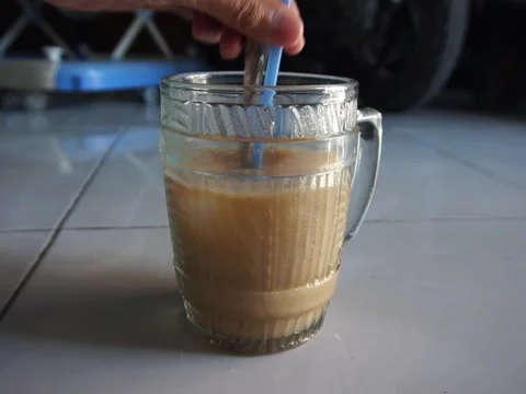 Iced coffee Stock Footage 330216488