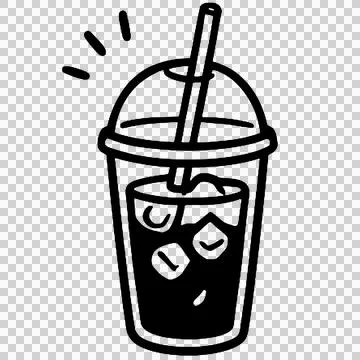 Iced Coffee Stock-Illustration
