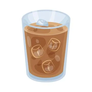Iced coffee Stock Illustration