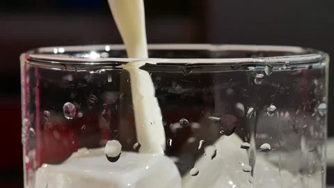 Iced coffee with milk. Closeup. Stock Footage 156936583
