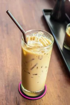 Iced coffee. Stock Photos