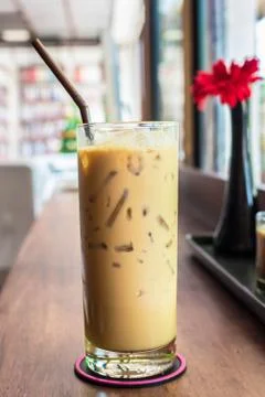 Iced coffee. Stock Photos