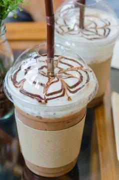 Iced coffee Foto stock