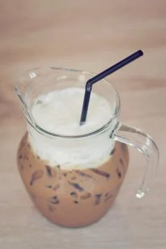 Iced coffee Foto stock