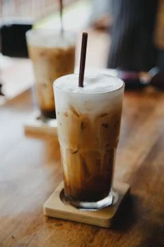Iced coffee Foto stock