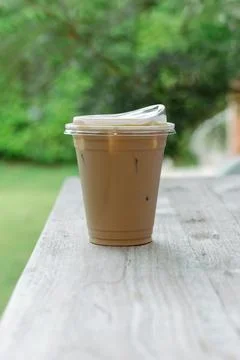Iced coffee. Stock Photos