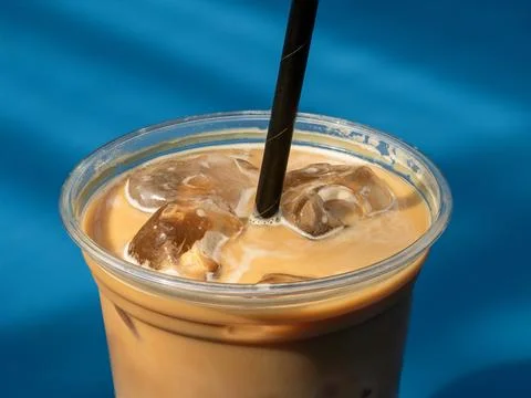 Iced coffee 库存照片