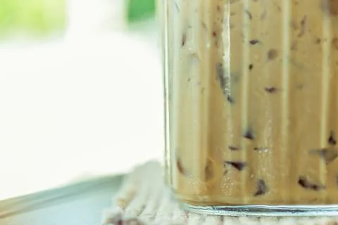 Iced coffee on the table. Stock-Fotos
