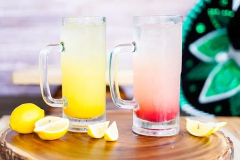 Iced cold Mexican drinks Stock Photos