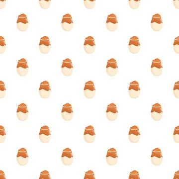 Iced dalgona coffee drinks seamless pattern background Stock Illustration
