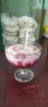 Iced fruit Stock Photos