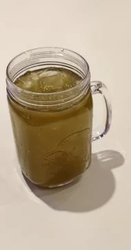 An iced green tea Foto stock