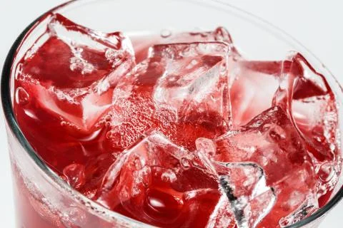 Iced  juice close-up Stock Photos