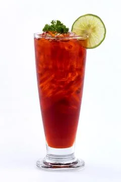 Iced lemon tea Stock Photos
