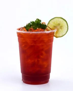 Iced lemon tea Stock Photos