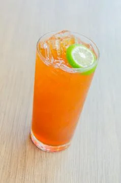 Iced lemon tea Stock Photos