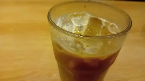 Iced mocca latte Stock Footage 324420092