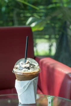 Iced mocha Foto stock