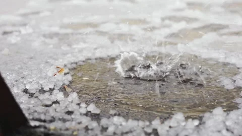 Iced rain Stock Footage 290414820