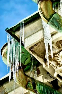 Iced roof of cathedral in Sofia Foto stock