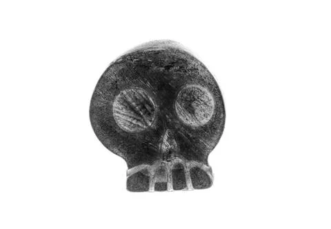 Iced skull Foto stock