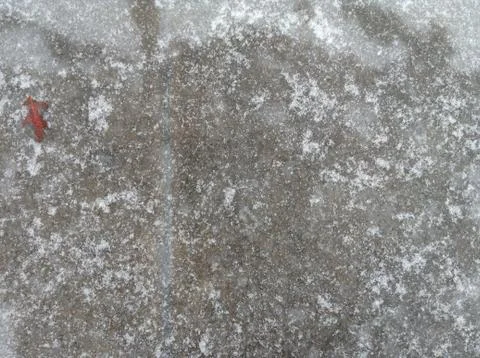 Iced street 写真素材