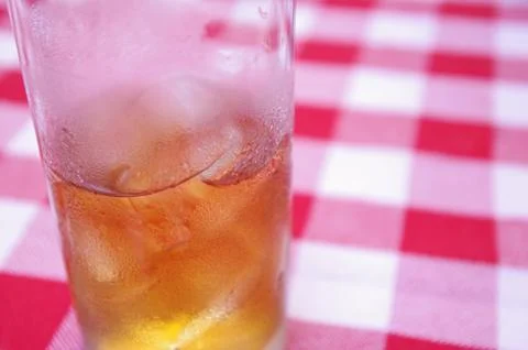 Iced Tea close up. Stock Photos