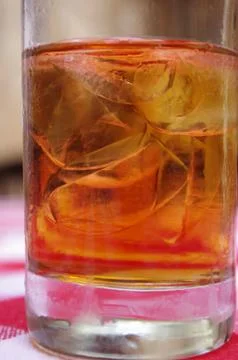 Iced Tea close up. Stock Photos