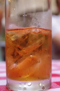 Iced Tea close up. Stock Photos