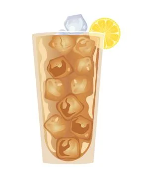 Iced tea Stock Illustration
