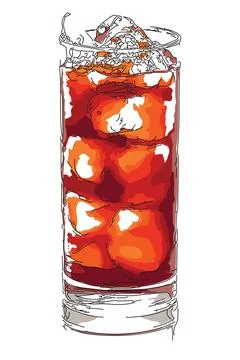 Iced Tea Stock Illustration