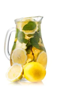 Iced tea in a jug Foto stock