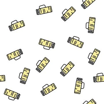 Iced tea pitcher vector seamless pattern 스톡 일러스트
