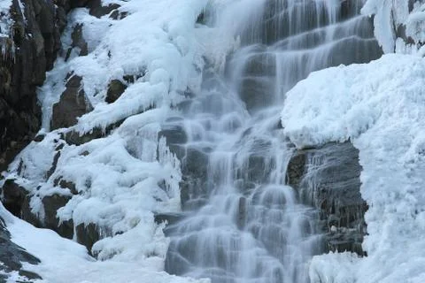 Icefall detail Stock Photos