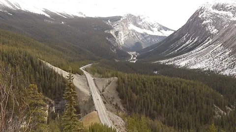 Icefields Parkway Jasper NP Stock Footage 72344586