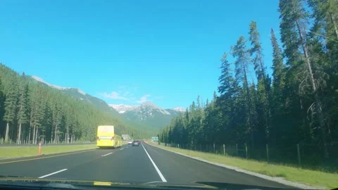 Icefields Parkway Timelapse Stock Footage 154503943