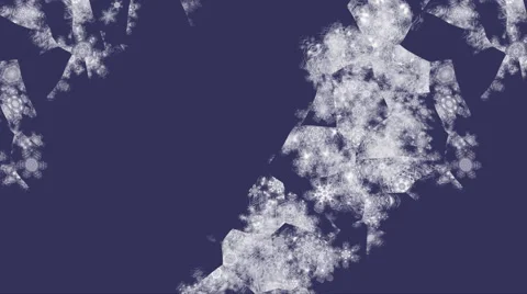 Iceflowers on glass seamless loop animation Stock Footage 64327143