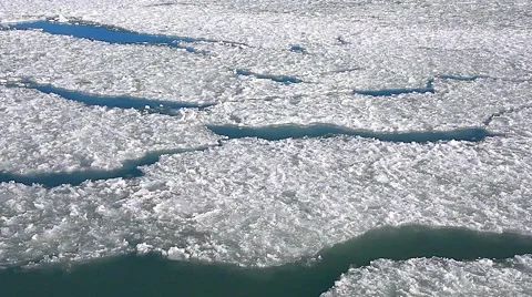 IceForming River Winter 02svv Stock Footage 46797079