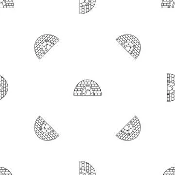 Icehouse pattern seamless Illustrazione stock