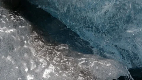 Iceland Blue Ice Cave Stock Footage 101656802